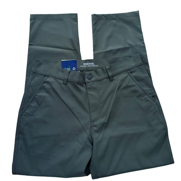 Mens Pants Size 32x29 Green 32 Degrees Cool Regular Fit Stretch Performance - Picture 3 of 10